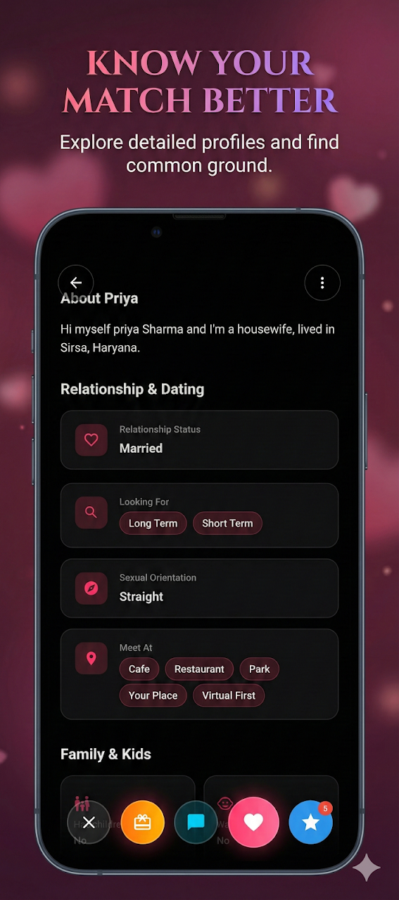 SoulDate - Explore & Connect Screen 4